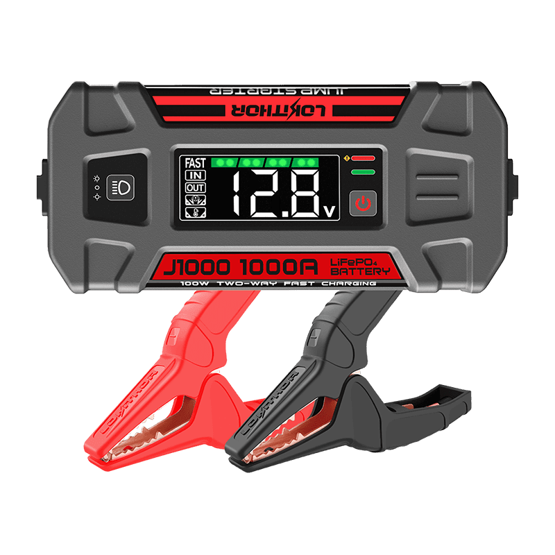 LOKITHOR Jump Starter with LiFePO4 Safety Battery 1000Amp - J1000 | RogueFuel.ca
