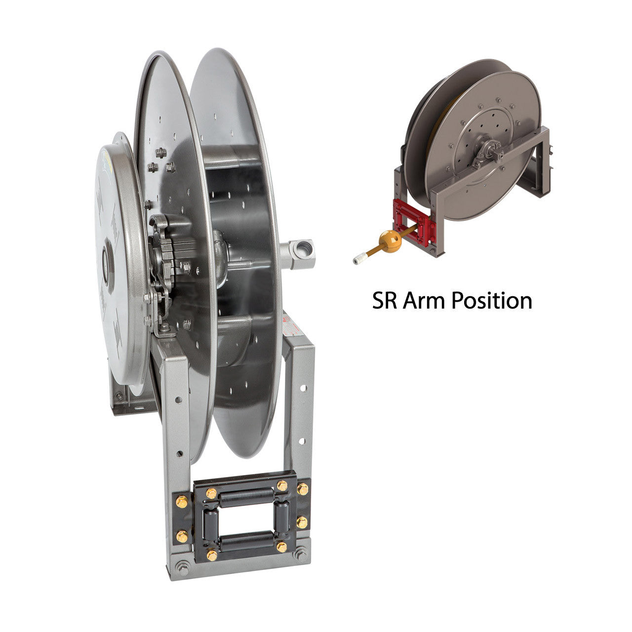 Hannay Reels V-800 Series Aviation Spring Rewind Reel, Reel Only, 1 in. x 75 ft., V-820-25-26-10.5ASR | RogueFuel.ca