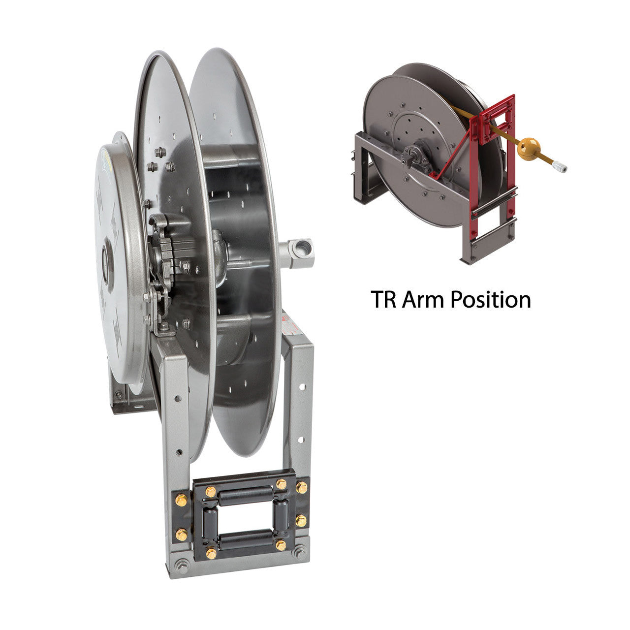 Hannay Reels V-800 Series Aviation Spring Rewind Reel, Reel Only, 1 in. x 75 ft., V-820-25-26-10.5ATR | RogueFuel.ca