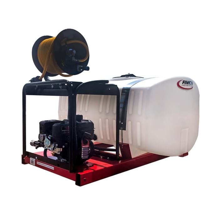 FIMCO 150 Gallon Skid Sprayer Gas Powered Roller Pump - 5303066 | RogueFuel.ca