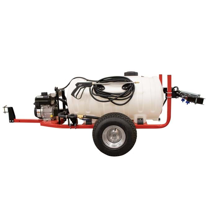 FIMCO 65 Gallon Trailer Sprayer with 4 Roller Pump and 7 Nozzle Boom - 5303639