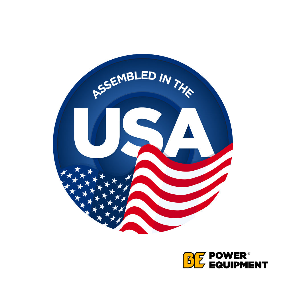 BE Portable Gas Air Compressor and Generator 16 CFM @ 175 PSI - 8G - AC138HEG2 | RogueFuel.ca ASSeMBLED IN THE USA