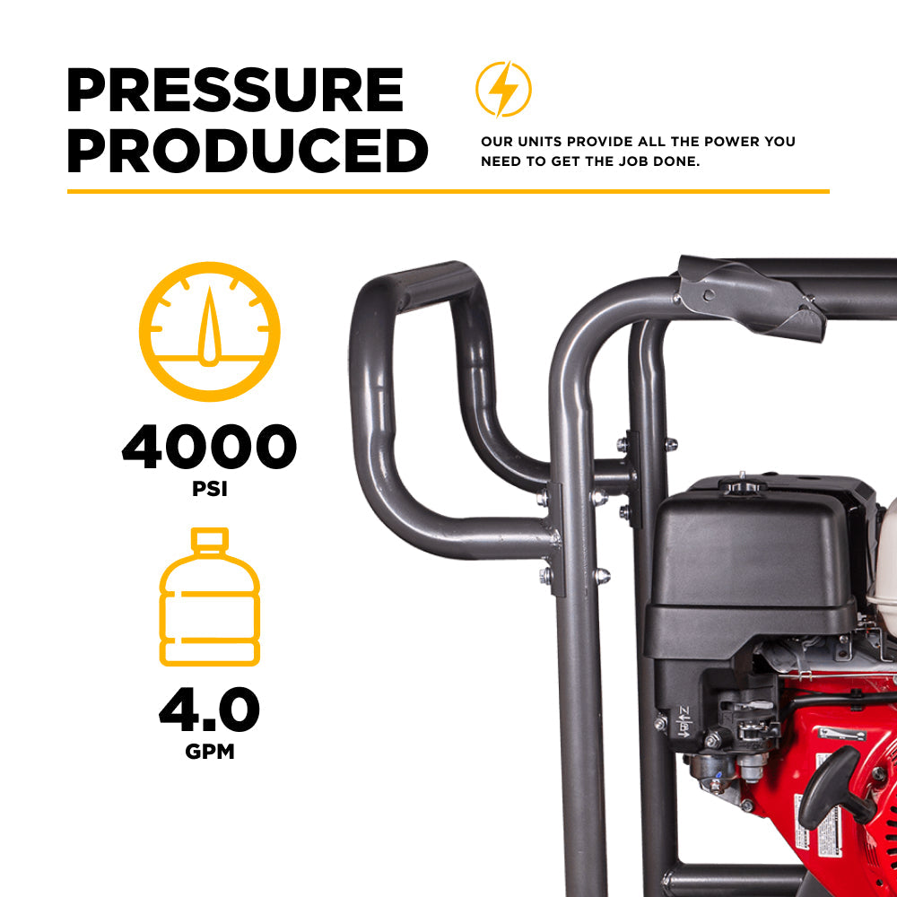 BE Hot Water Pressure Washer 4000PSI - HW4013HG | RogueFuel.ca