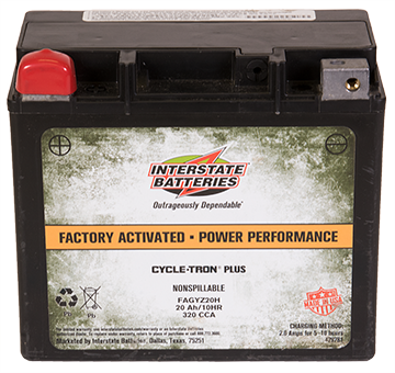 Interstate Battery FAGYZ20H | RogueFuel.ca | Munro Industries