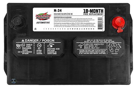 Interstate Battery M-34 | RogueFuel.ca | Munro Industries