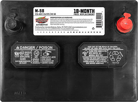 Interstate Battery M-58 | RogueFuel.ca | Munro Industries