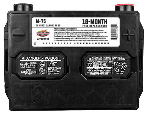 Interstate Battery M-75 | RogueFuel.ca | Munro Industries