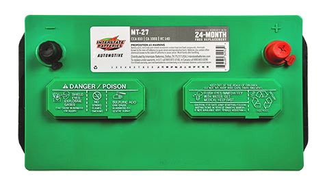 Interstate Battery MT-27 | RogueFuel.ca | Munro Industries