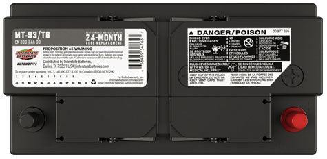 Interstate Battery MT-93/T8 | RogueFuel.ca | Munro Industries