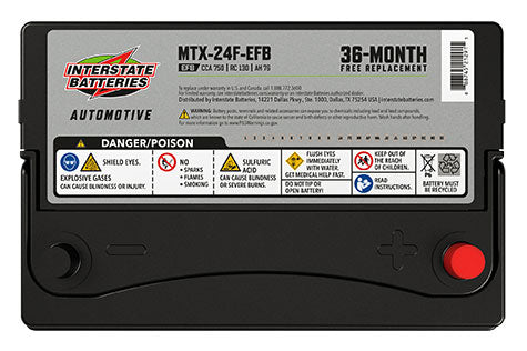 Interstate Battery MTX-24F-EFB | RogueFuel.ca | Munro Industries