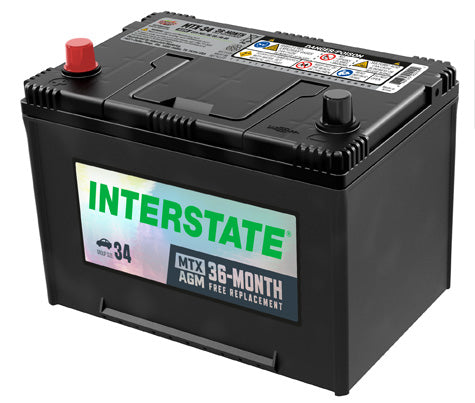 Interstate Battery MTX-34 | RogueFuel.ca | Munro Industries