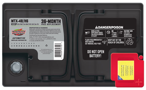 Interstate Battery MTX-48/H6 | RogueFuel.ca | Munro Industries