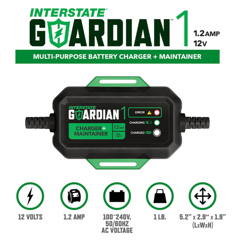 Interstate Guardain 1.2 CHGIB12 Battery Charger | RogueFuel.ca | Munro Industries