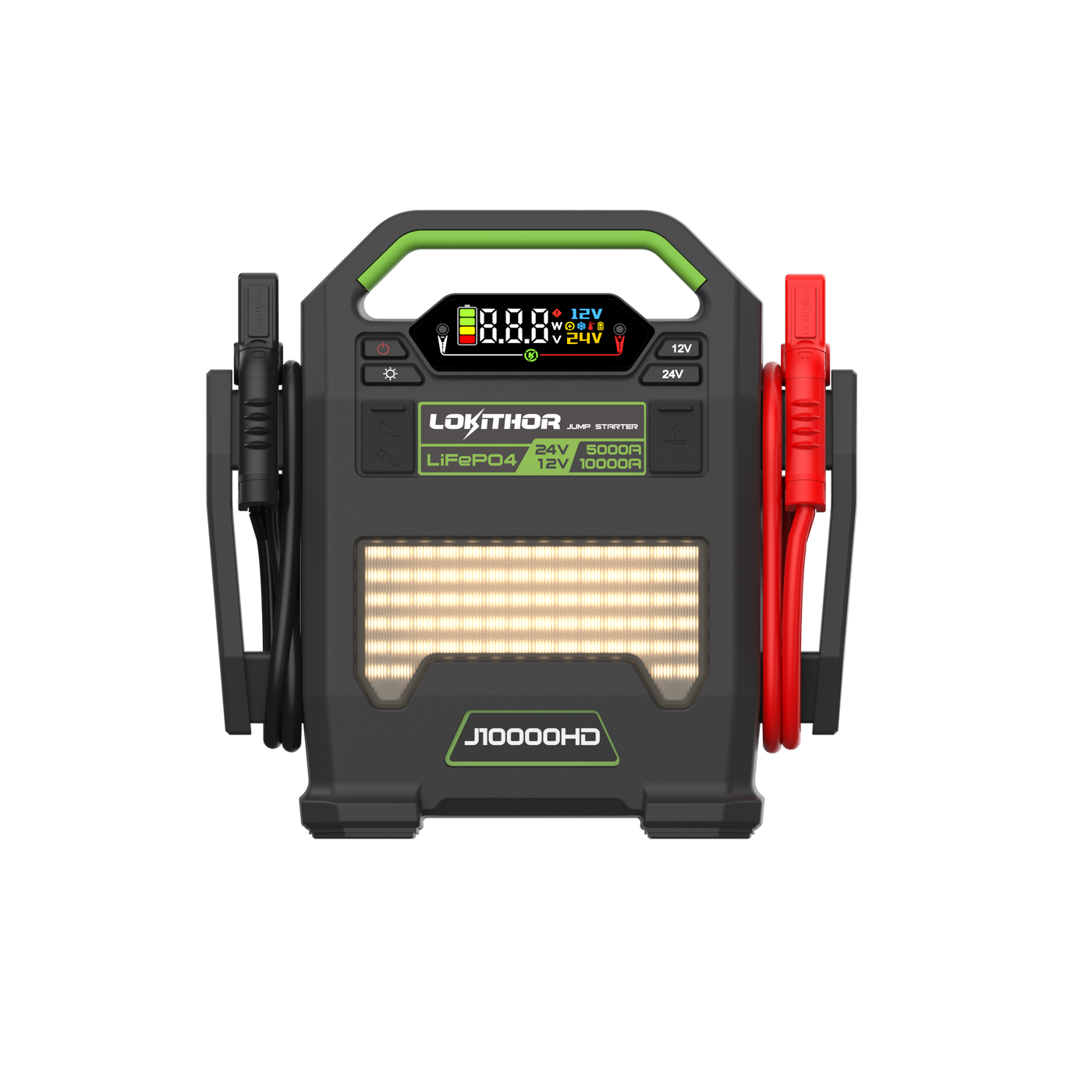 LOKITHOR Heavy Duty Jump Starter with LiFePO4 – 12V/10000Amp & 24V/5000Amp - J10000HD | RogueFuel.ca
