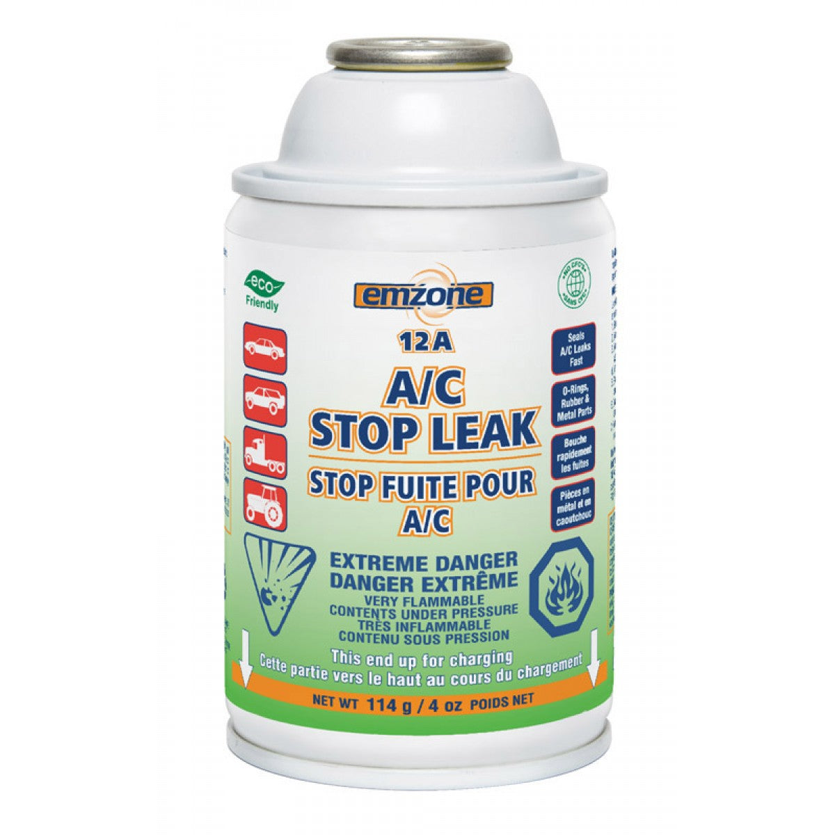 thumbnail image 2 of Emzone 12A A/C Stop Leak - Seals Metal And Rubber AC System Leaks 2 of 10