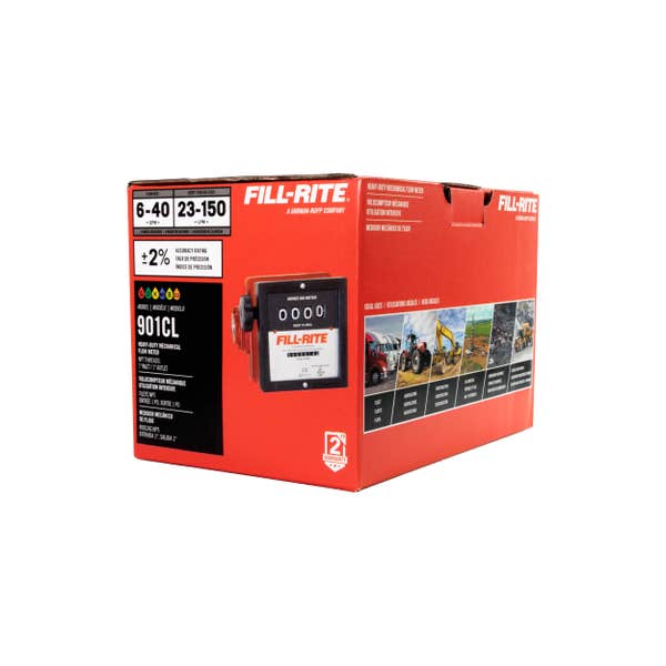 Fill-Rite 23-151 LPM, 1", 4-Digit Mechanical Fuel Transfer Meter, Liters - 901CL | RogueFuel.ca
