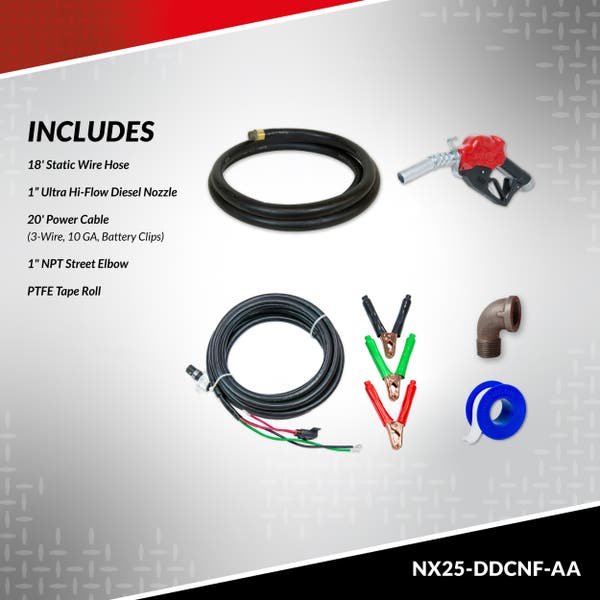 Fill-Rite 12/24V DC 25 GPM Fuel Transfer Pump - NX25-DDCNF-AA | RogueFuel.ca