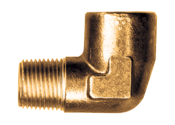 Fairview Brass 90 Elbow;1/4 FPTx1/4 MPT;Heavy Item #: FVF-116H-B | RogueFuel.ca