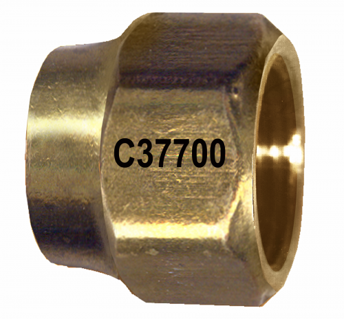 Fairview Brass Forged Nut;1/4 F.SAE Item #: FVF-40-4 | RogueFuel.ca