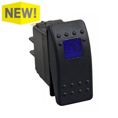 Tiger Lights LIGTLSW1-B LED Rocker/ Toggle Switch - Blue | RogueFuel.ca