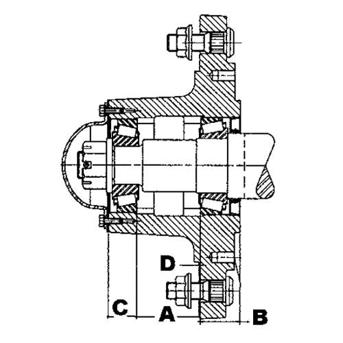 hubh1010-13-Hub W/Cups & Grease Fitting | RogueFuel.ca