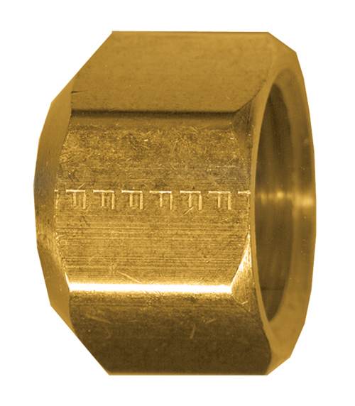Fairview Brass Sealing Cap Nut Heavy;1/4M.SAE Item #: FVF-56HP-4 | RogueFuel.ca