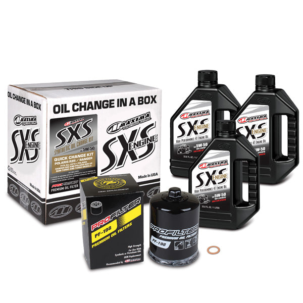 Maxima Racing Oils Sxs Quick Change Oil Kit (90-189013)