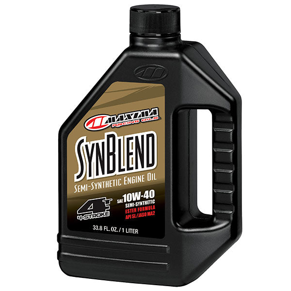 Maxima Racing Oils Synthetic Blend Ester 4-Stroke Engine Oil Ea Of 12 (34901B-1)
