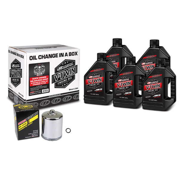 Maxima Racing Oils V-Twin Oil Quick Change Kit (90-129015Pc)