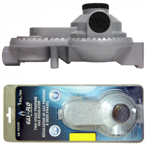 Fairview LPG 2-Stg RV Regulator;1/4FPTx3/8FPT;9:00Vent;Pkgd Item #: FVF-GR-9959P | RogueFuel.ca