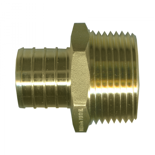 Fairview Pex Adptr 3/4x1 MPT;Lead Free Brass Item #: FVF-LF-PEX-125-14H | RogueFuel.ca