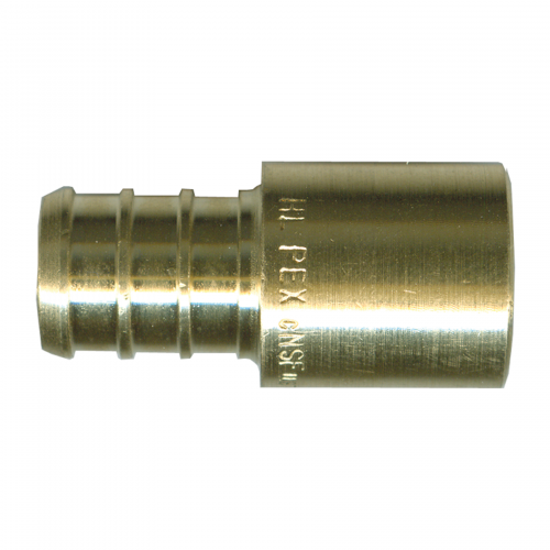 Fairview Pex Adptr 1/2x1/2 M.Sweat;Lead Free Brass Item #: FVF-LF-PEX-125SW-10 | RogueFuel.ca