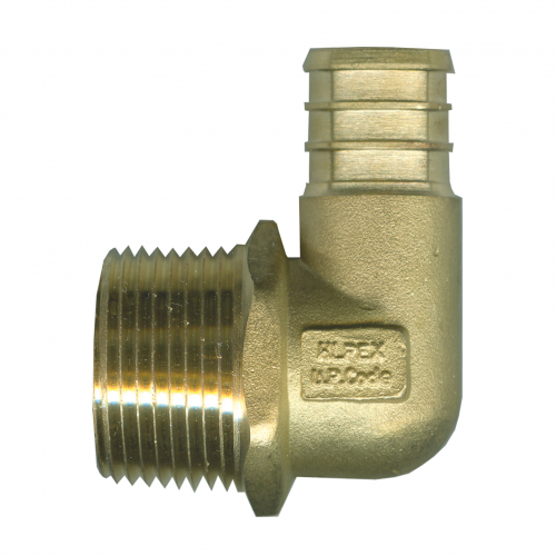 Fairview Pex Elbow 3/4x3/4 MPT;Lead Free Brass Item #: FVF-LF-PEX-139-14E | RogueFuel.ca