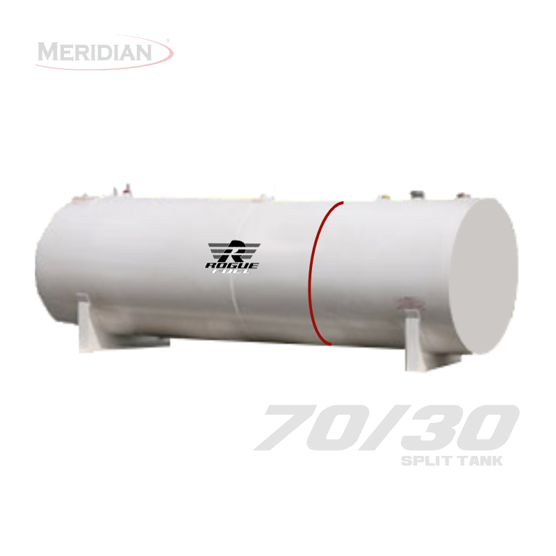 Rogue Fuel| Meridian - 4,595 Litre/ 1000 Gallon Double Wall 70/30 Split Fuel Tank, Fully Welded Saddle - Model#- RF98108 | RogueFuel.ca | Munro Industries Sturgeon County, Alberta