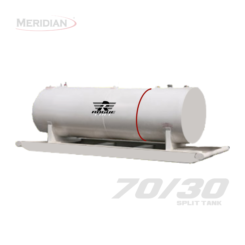 Rogue Fuel| Meridian - 4,595 Litre/ 1000 Gallon Double Wall 70/30 Split Fuel Tank & Skid, Fully Welded Saddle - Model#: RF98108TS | RogueFuel.ca | Munro Industries Sturgeon County, Alberta