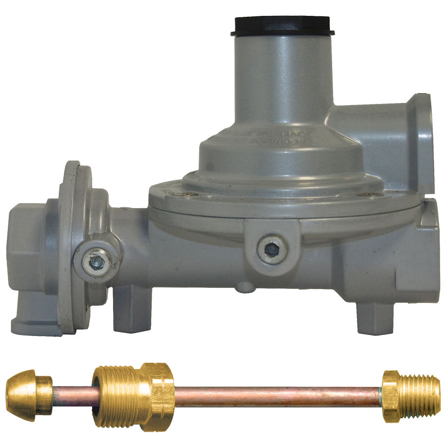 Fairview GR-968C Cmpct LPG 2-Stg Regulator W/CP-2412 Item #: FVF-GR-968C-2412 | RogueFuel.ca