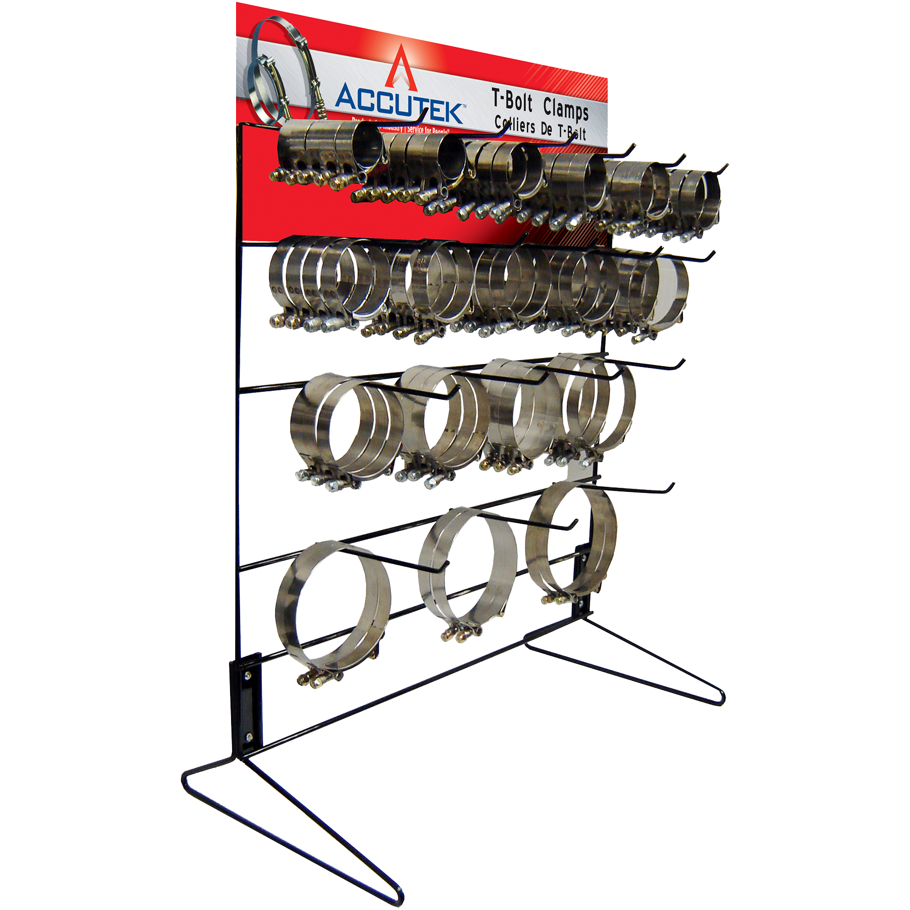 Fairview HC3 T-Bolt Clamp Assortment (70pcs) Display Item #: FVF-HC3-KIT-1 | RogueFuel.ca