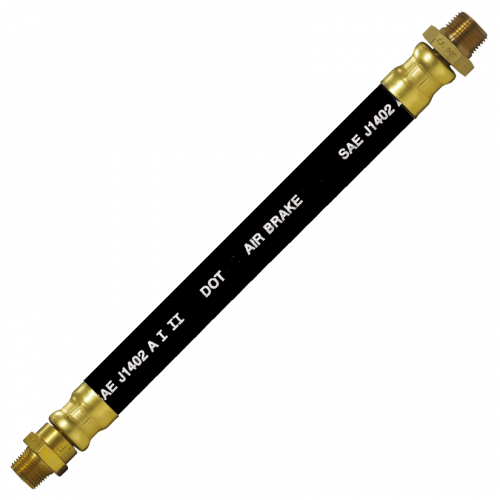 Fairview 1/2 Air Brake Assy;3/8MPTx3/8MPT LSW;68in Item #: FVF-HAB-8-68CLSC | RogueFuel.ca