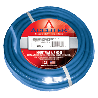 Fairview 3/8ID Select PVC Assy;Blue;3/8MPTx25ft Item #: FVF-PA6BLU-25C | RogueFuel.ca
