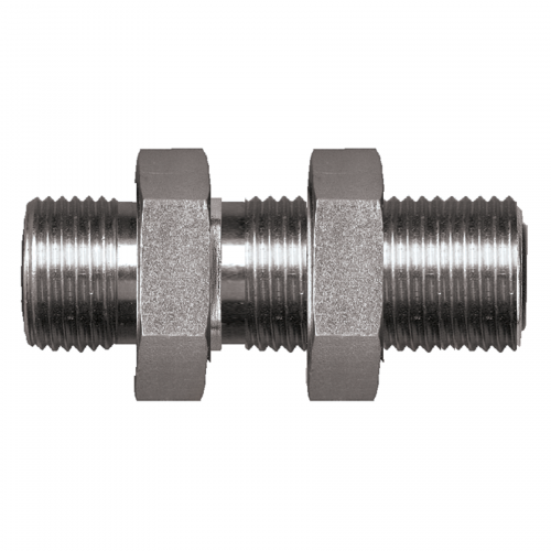 Fairview Steel Blkhd Union;9/16-18 MORFS Item #: FVF-S3942BH-4 | RogueFuel.ca