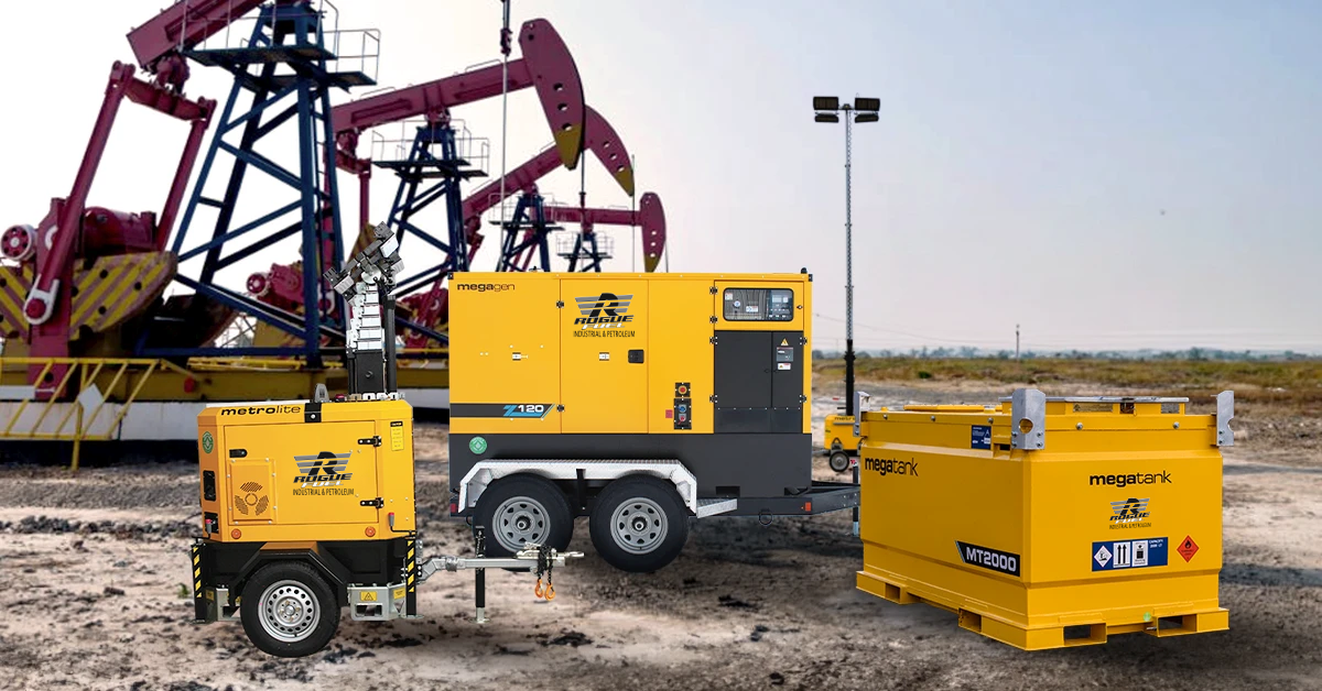 Understanding the Use of Industrial Light Towers, Generators, and Fuel Tanks in the Oil and Gas Industry | RogueFuel.ca | Munro Industries