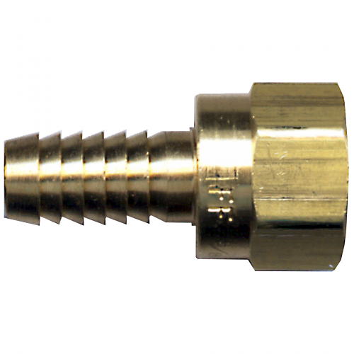 Fairview Brass 45 SAE Hose Barb; 3/16x1/4 F.SAE Item #: FVF-128-34 | RogueFuel.ca