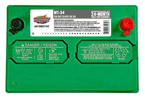 Interstate Battery MT-34 | RogueFuel.ca | Munro Industries