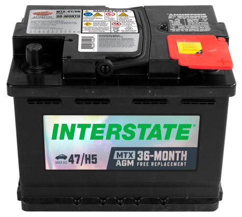 Interstate Battery MTX-47/H5 | RogueFuel.ca | Munro Industries