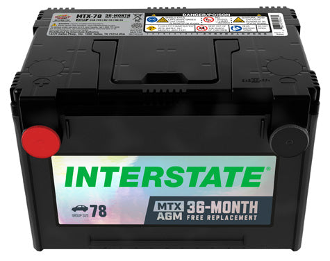 Interstate Battery MTX-78 | RogueFuel.ca | Munro Industries