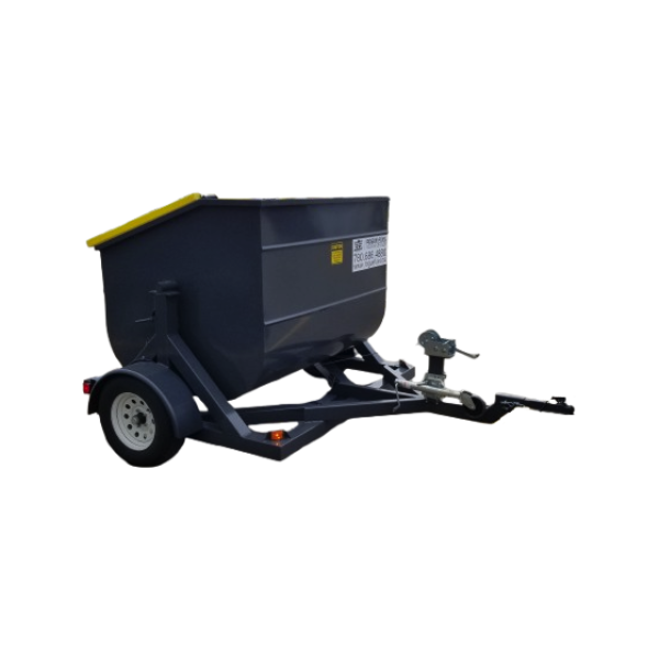U-Dump Dumpster Trailer - TW Enterprises | Portable Waste Solutions | Garbage & Trash Trailer | Sturgeon County, Alberta | RogueFuel.ca | Munro Industries