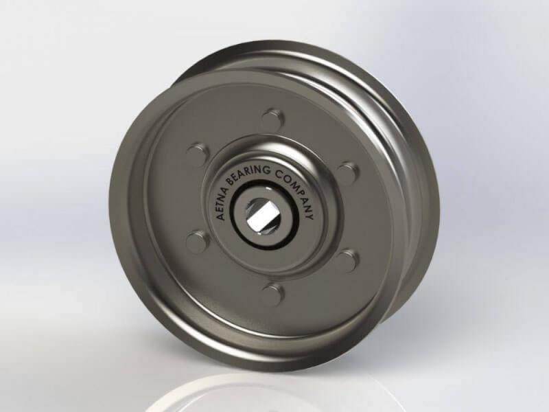 AETNA BEARING Flanged Belt Idler 7" OD 5/8" - AG2613 | RogueFuel.ca