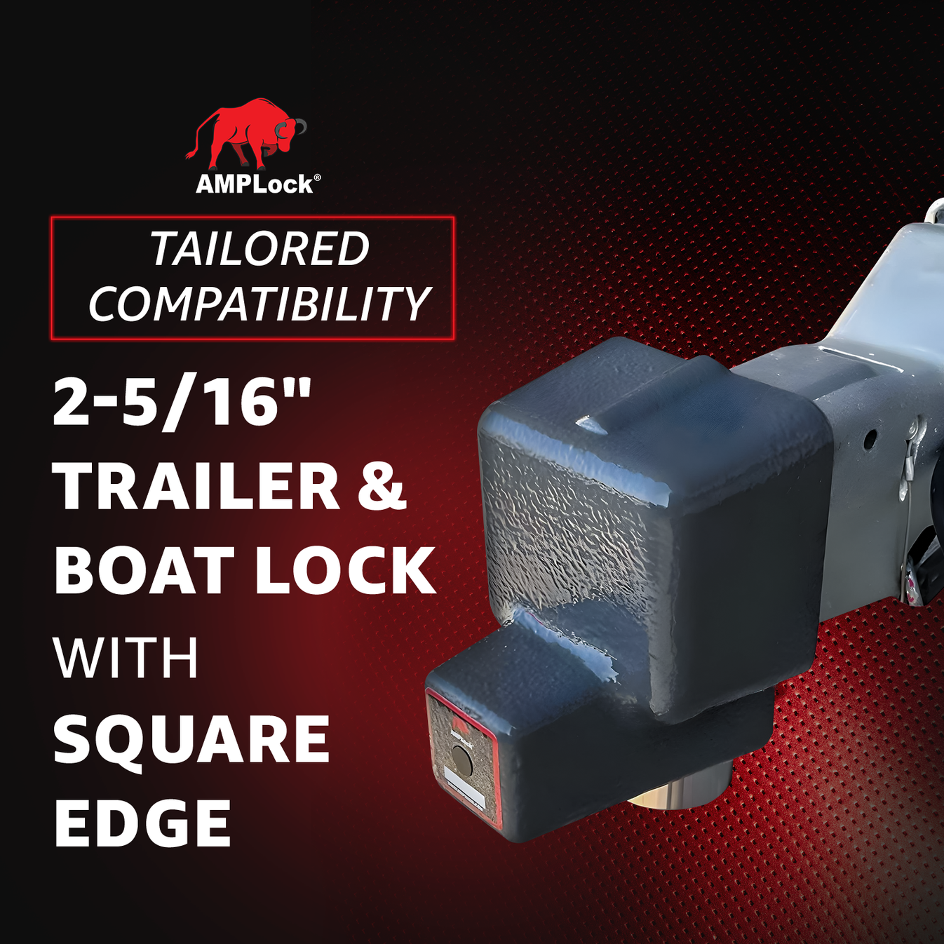 AMPLock Ball Coupler Lock Square Edge Design - BRU-2516 | RogueFuel.ca