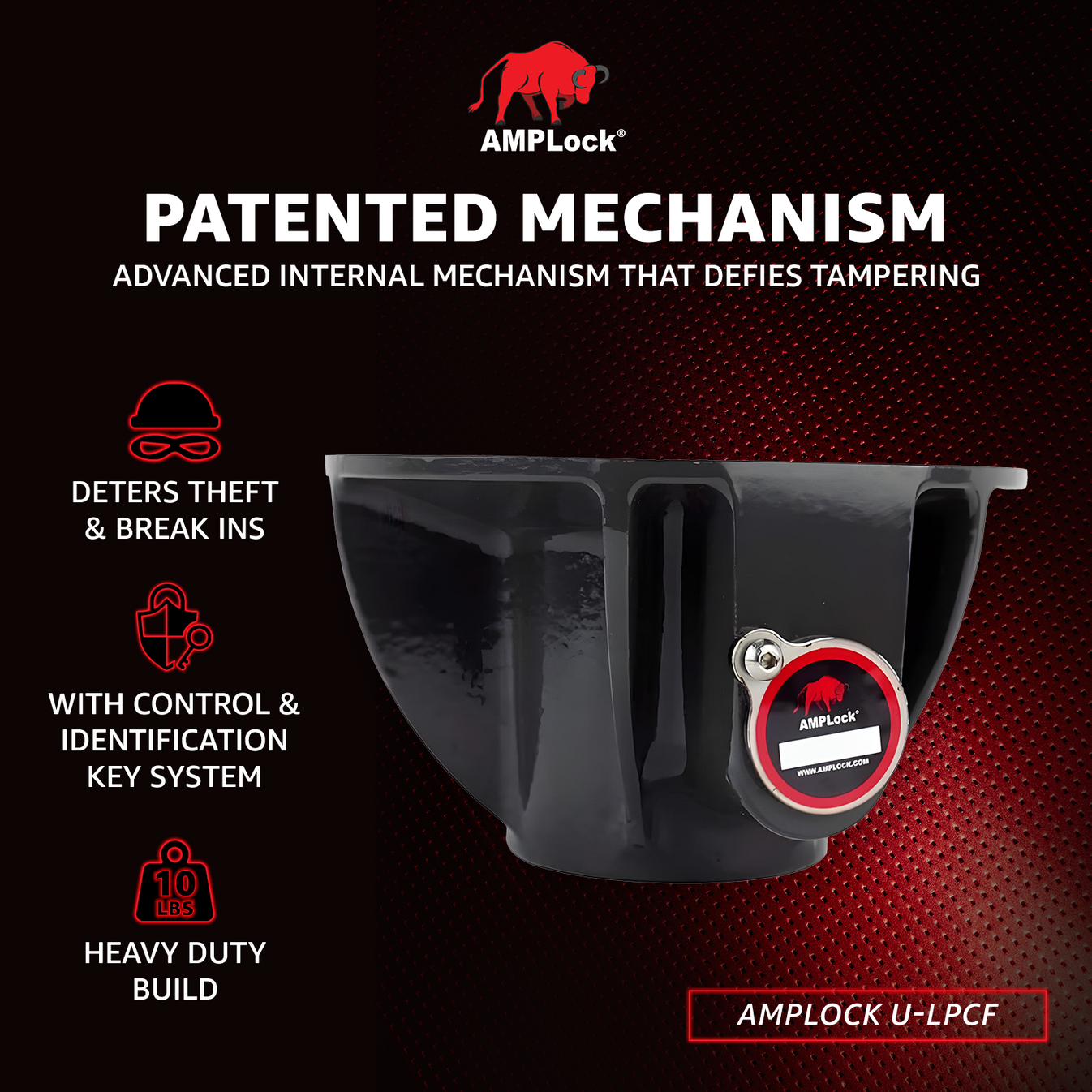 AMPLock Kingpin Lock Heavy Duty - LPC-VR | RogueFuel.ca