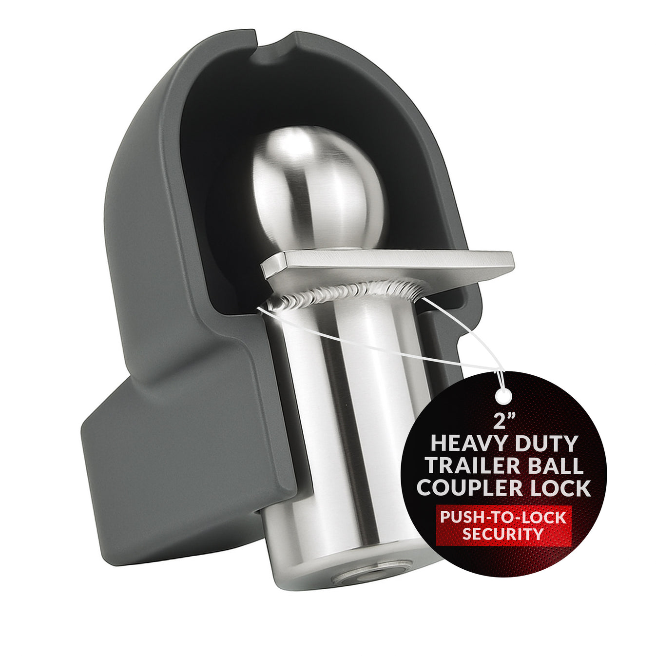 AMPLock Ball Coupler Lock No Lip Design - BRA-2516 | RogueFuel.ca